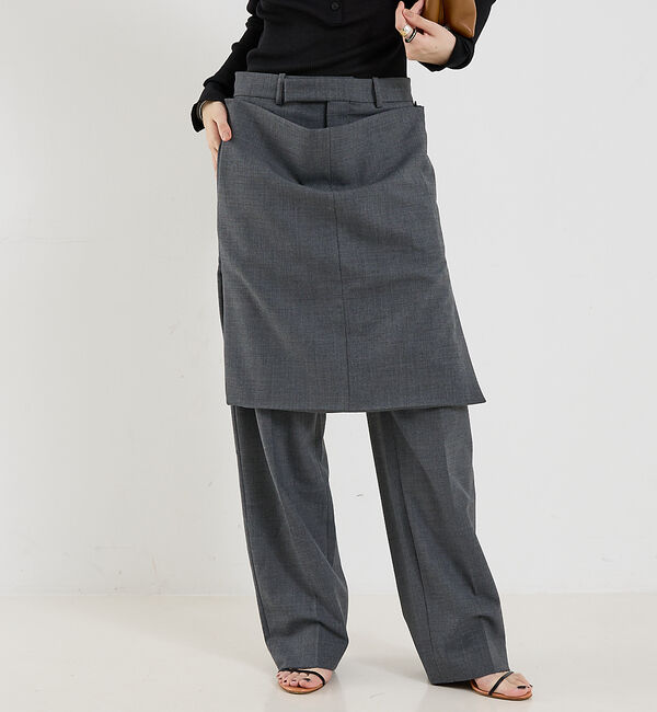 The Store by C' 「【BETTTER】HYBRID SKIRT TROUSER／ハイブリッドスカート」|その他|グレー