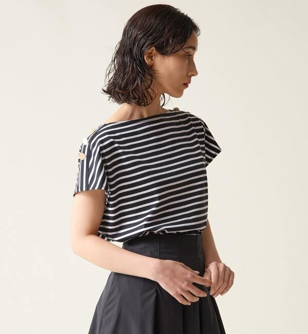 TIARA「ゴールドボタントップス」|Tシャツ・カットソー|