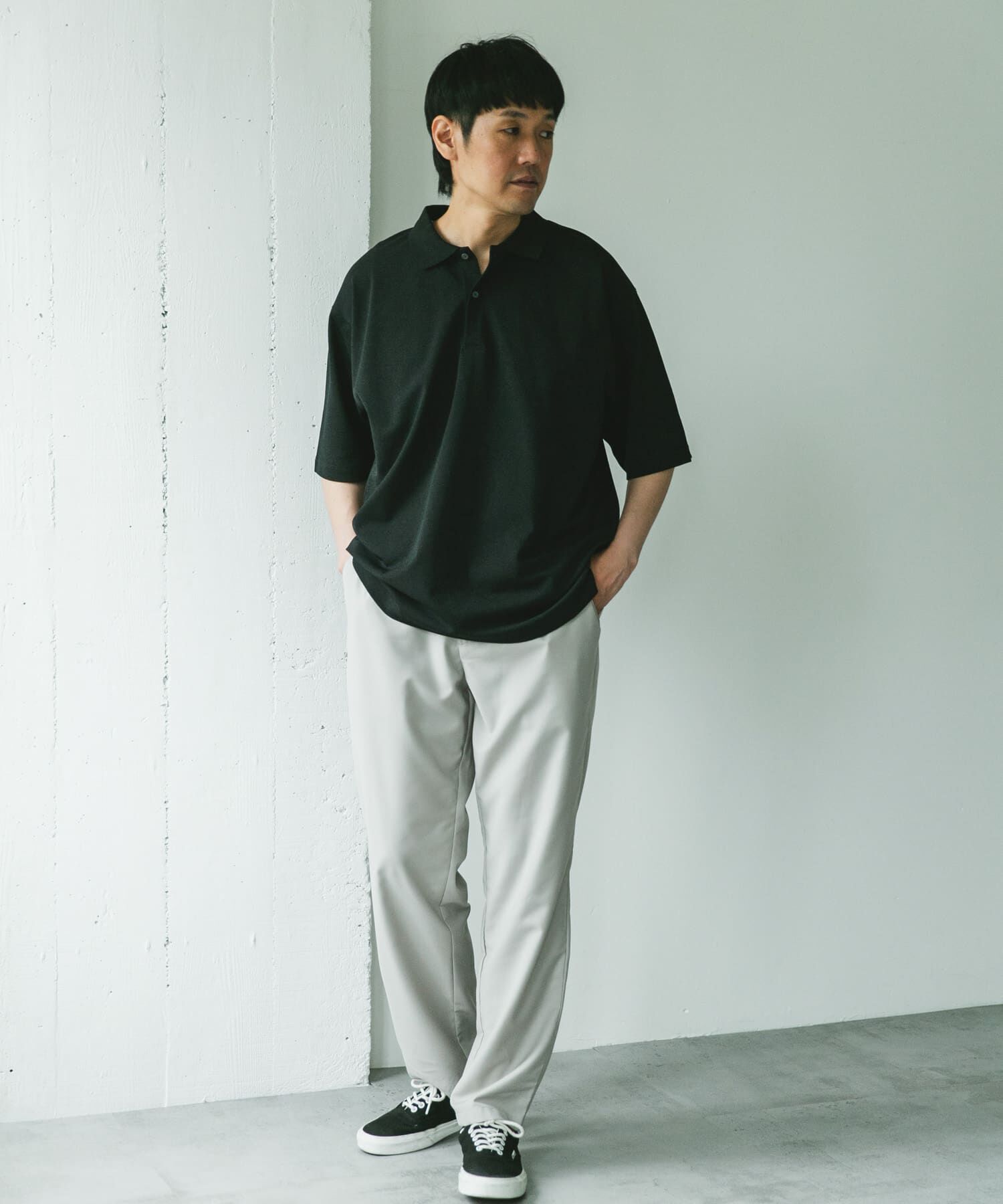 URBAN RESEARCH DOORS「『速乾/接触冷感/イージーケア』ウールライクイージートラウザー」|その他|