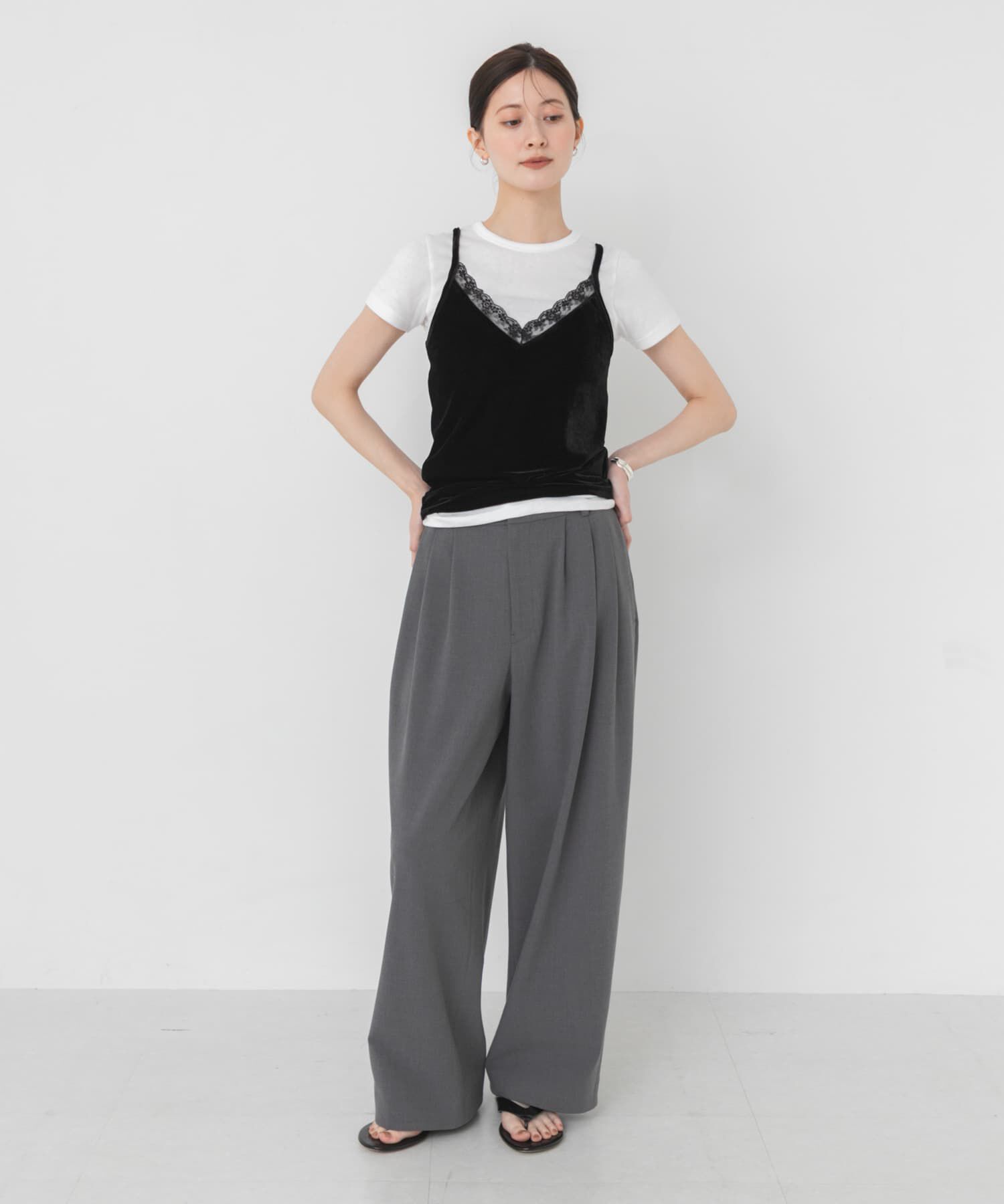URBAN RESEARCH「『4サイズ展開』スリータックワイドパンツ」|その他|