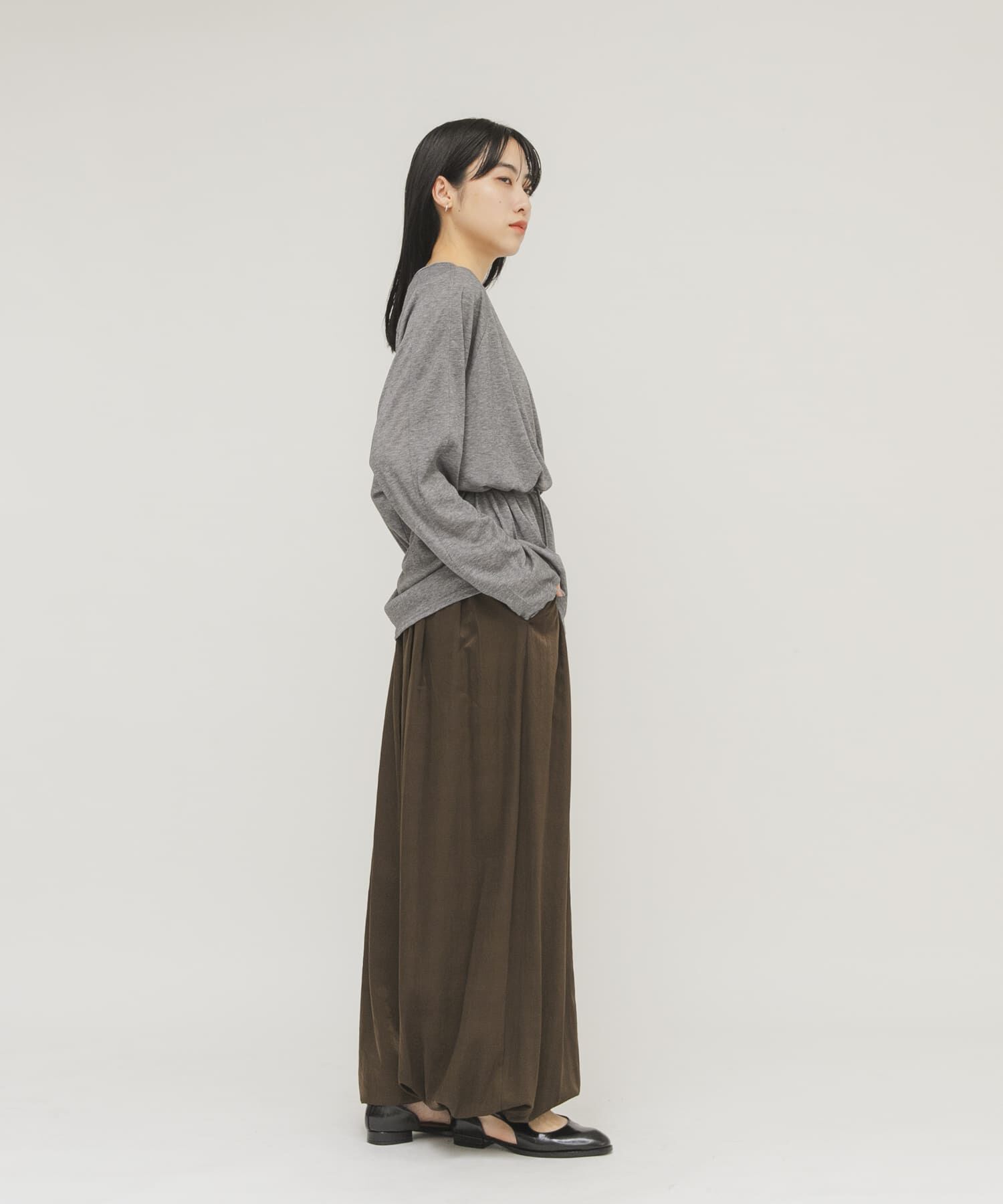  「ルーズシアートップス+ストラップ」|Tシャツ・カットソー|