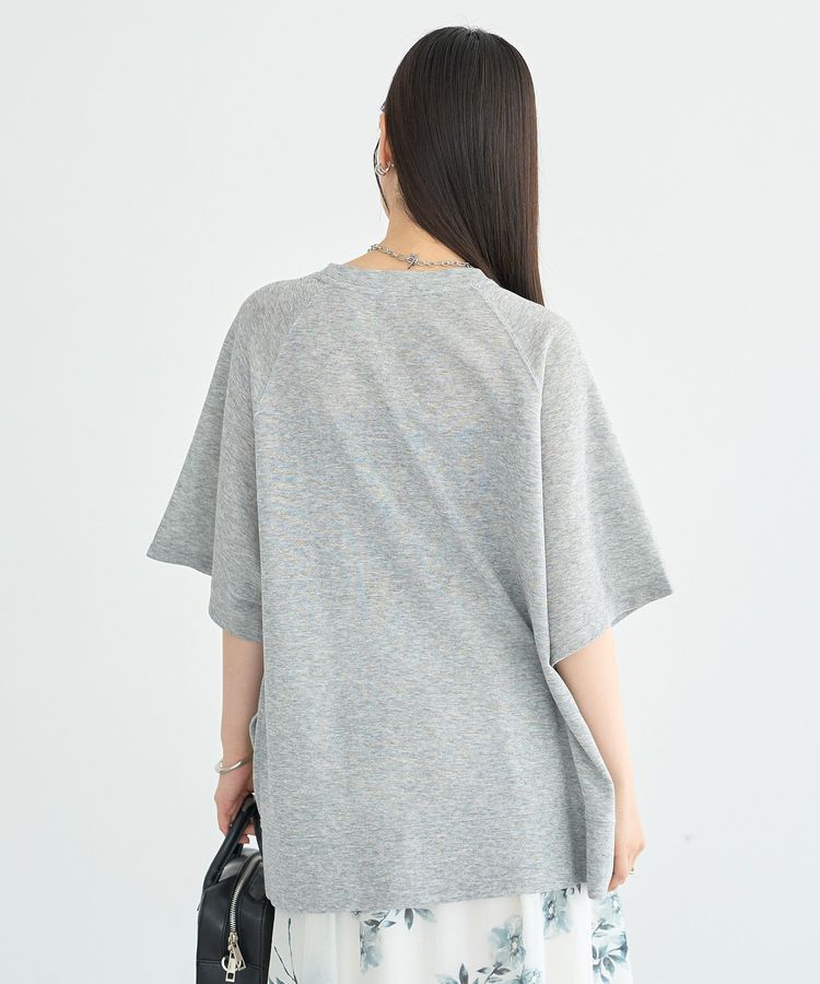 earth music&ecology「【接触冷感・吸水速乾】シアーダンボールプルオーバー」|Tシャツ・カットソー|