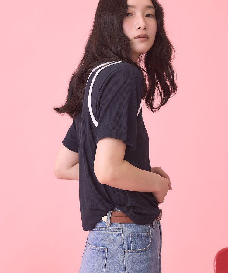 AMERICAN HOLIC「【PENNEY'S】配色タンクトップ+Tシャツ」|Tシャツ・カットソー|