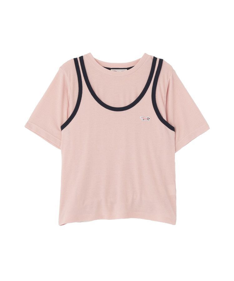 AMERICAN HOLIC「【PENNEY'S】配色タンクトップ+Tシャツ」|Tシャツ・カットソー|