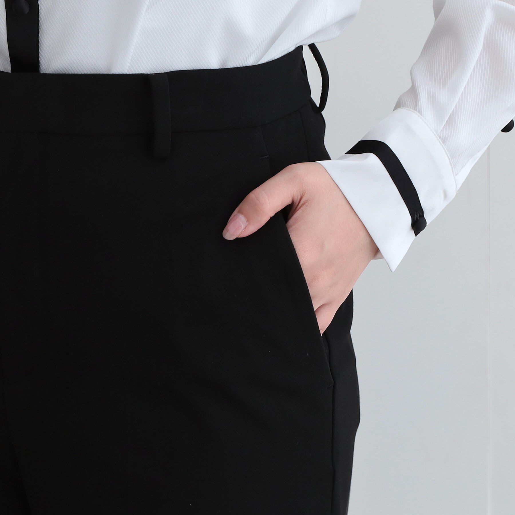 DRESSTERIOR「【セットアップ可能】ブラック ワイドパンツ」|その他|