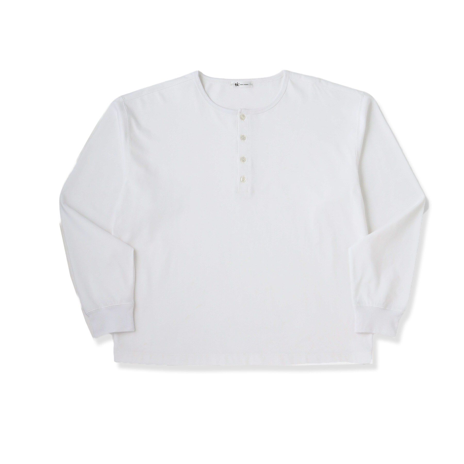 tk.TAKEO KIKUCHI「ヘンリーネック長袖Tシャツ」|Tシャツ・カットソー|