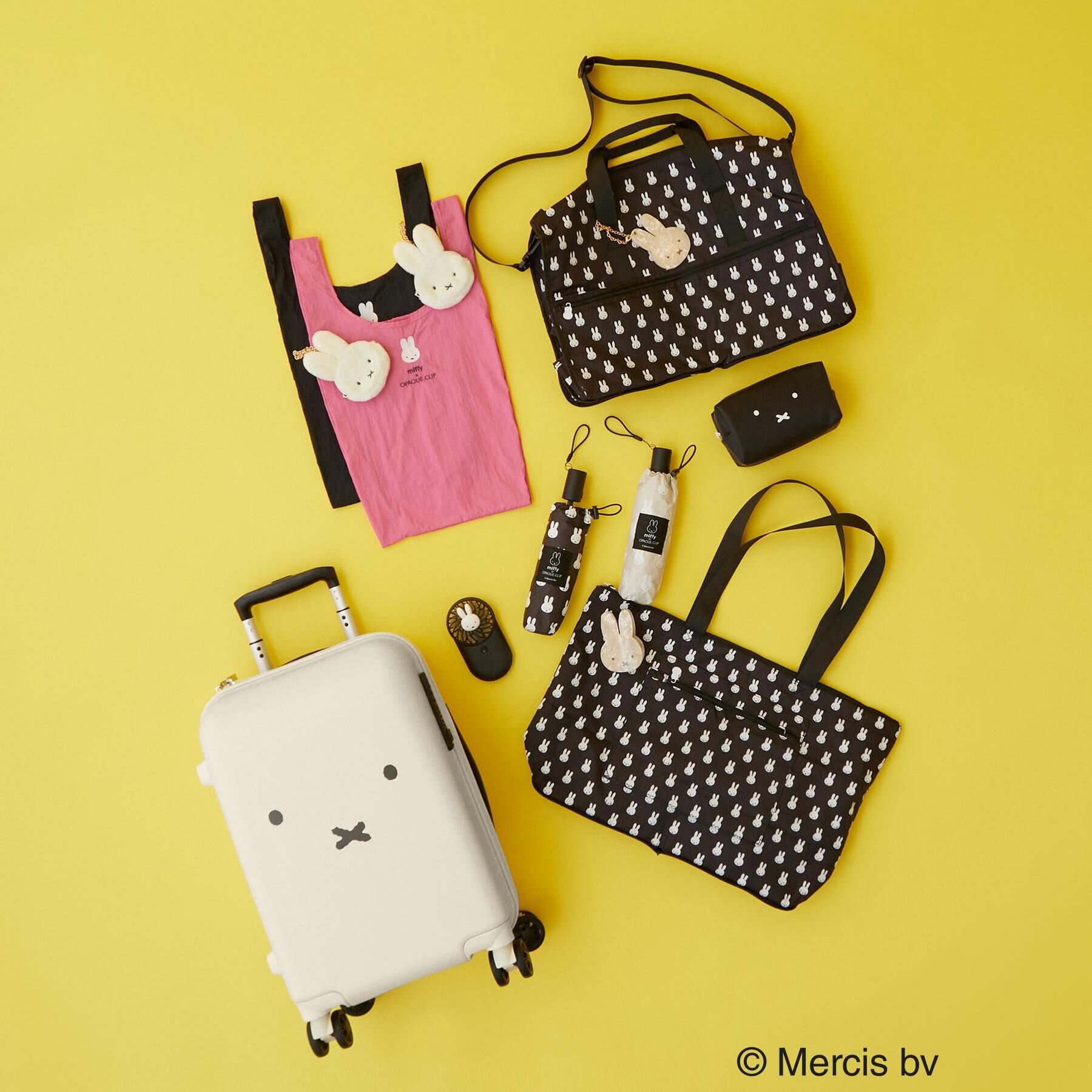 OPAQUE.CLIP「◆【miffy】エコバッグ入りフェイスチャーム」|エコバッグ|