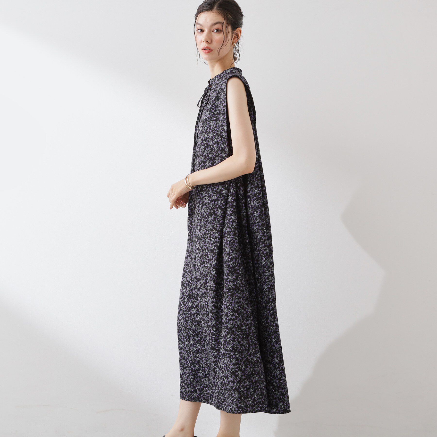THE SHOP TK「大人のリゾートムード 小花柄ワンピース」|ワンピース|
