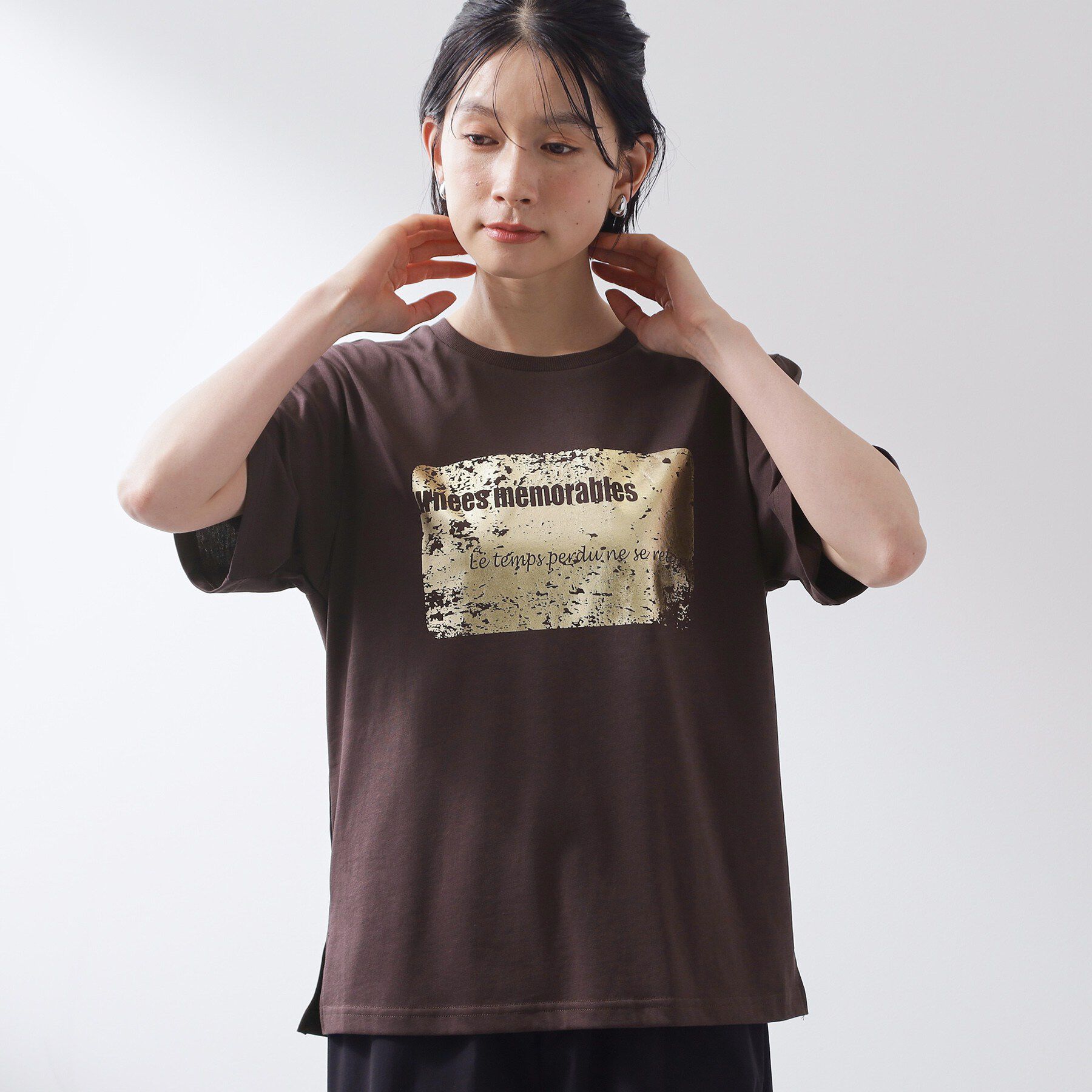 THE SHOP TK「【ひんやり/吸水速乾】プリントアソートTシャツ」|Tシャツ・カットソー|