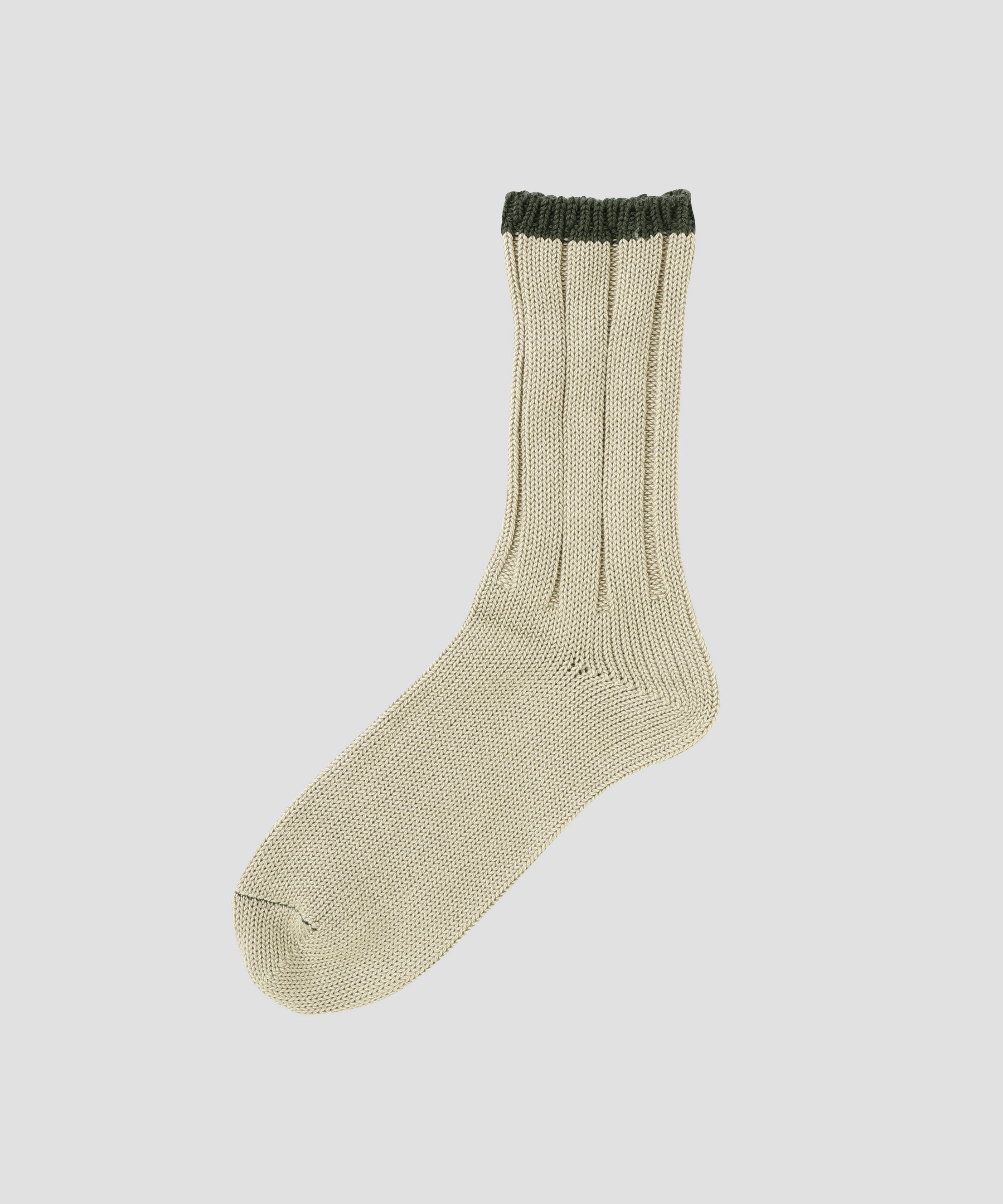MHL.「MEN TIPPED COTTON RIB SOCKS」|ソックス|STONE3