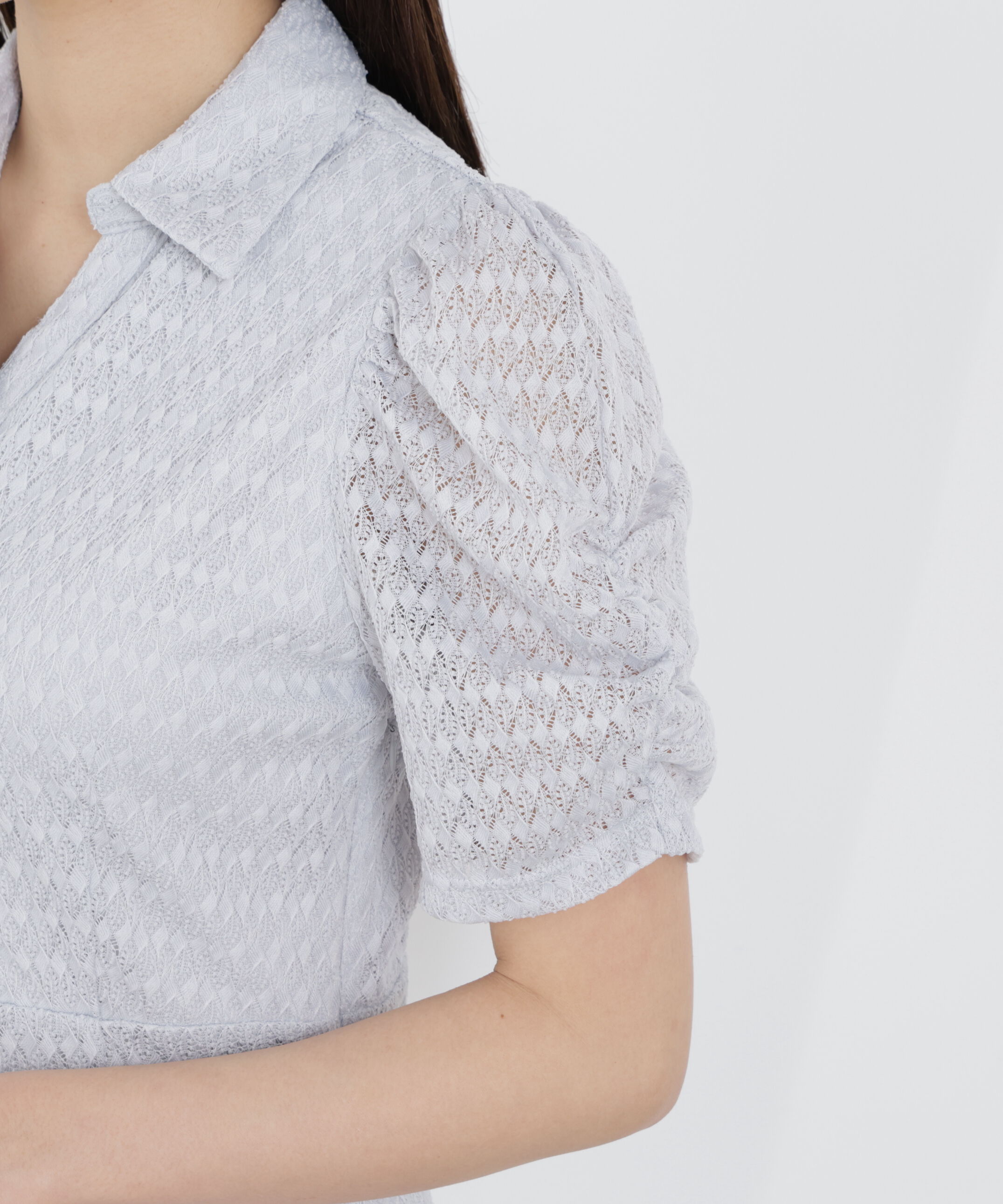PROPORTION BODY DRESSING「ストレッチレース襟付きワンピース　26SS」|ワンピース|
