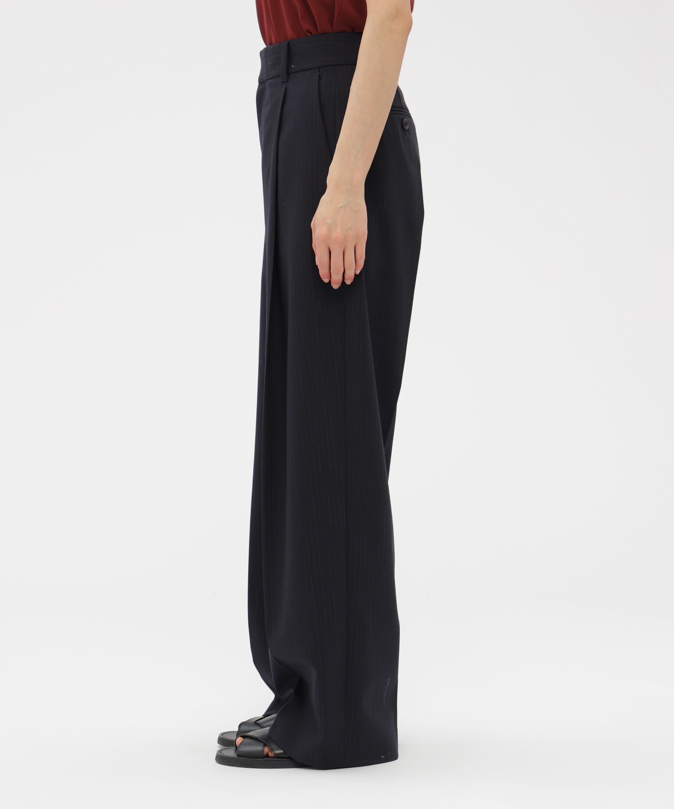  「SUBTLE STRIPE WOOL TROUSERS」|その他|