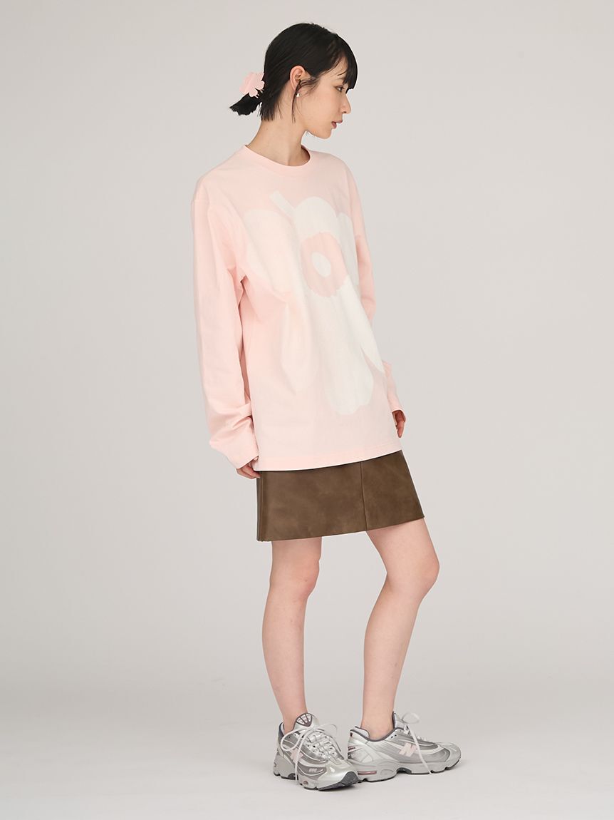 emmi「【emmi|Marimekko】Kioski Biitti Unikko Placement Jersey Top」|Tシャツ・カットソー|