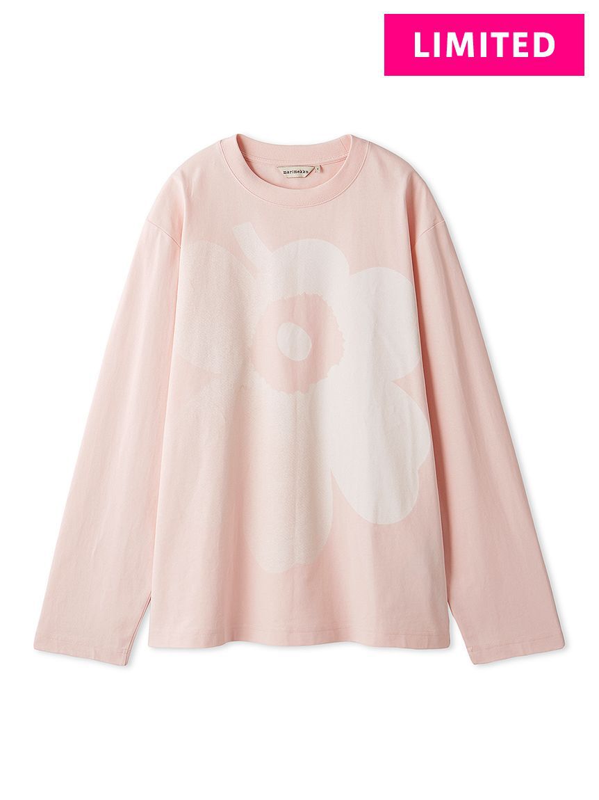 emmi「【emmi|Marimekko】Kioski Biitti Unikko Placement Jersey Top」|Tシャツ・カットソー|