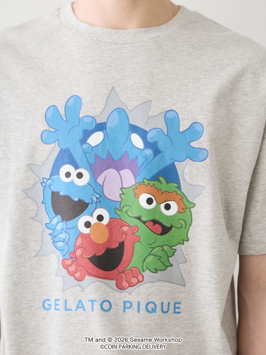 GELATO PIQUE HOMME「【SESAMESTREET&times;CPDHOOME meets GELATOPIQUE】コットンワンポイントプリントTシャツ」|ルームウェア|