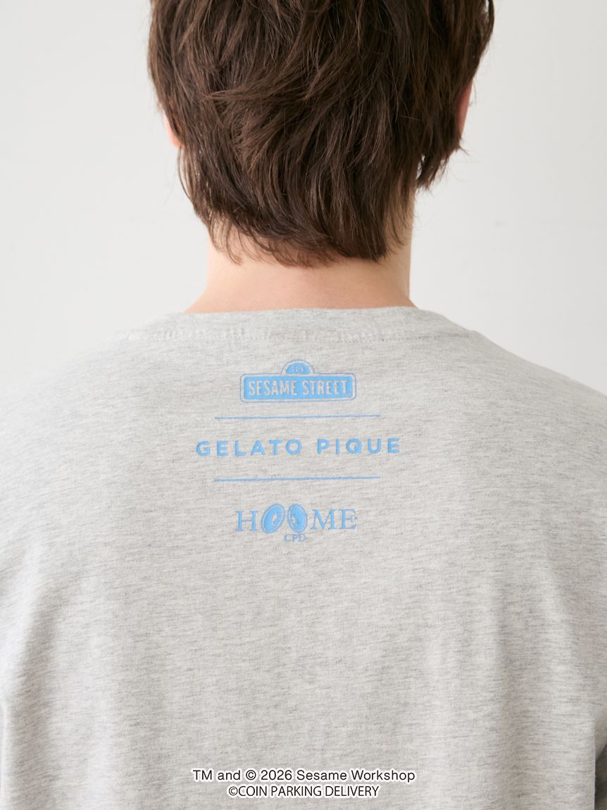 GELATO PIQUE HOMME「【SESAMESTREET&times;CPDHOOME meets GELATOPIQUE】コットンワンポイントプリントTシャツ」|ルームウェア|