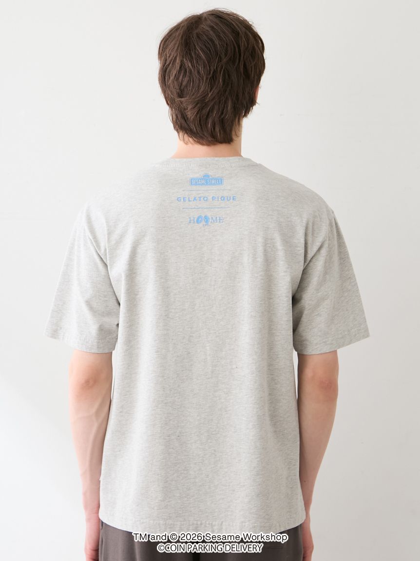 GELATO PIQUE HOMME「【SESAMESTREET&times;CPDHOOME meets GELATOPIQUE】コットンワンポイントプリントTシャツ」|ルームウェア|