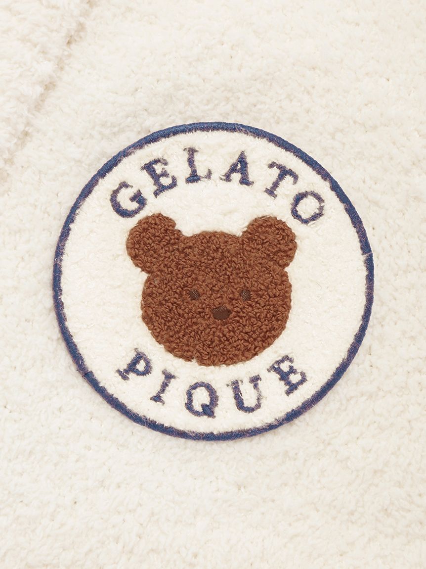 GELATO PIQUE KIDS & BABY「【JUNIOR】ベビモコアニマルブレッドカーディガン&スカーフセット」|ルームウェア|