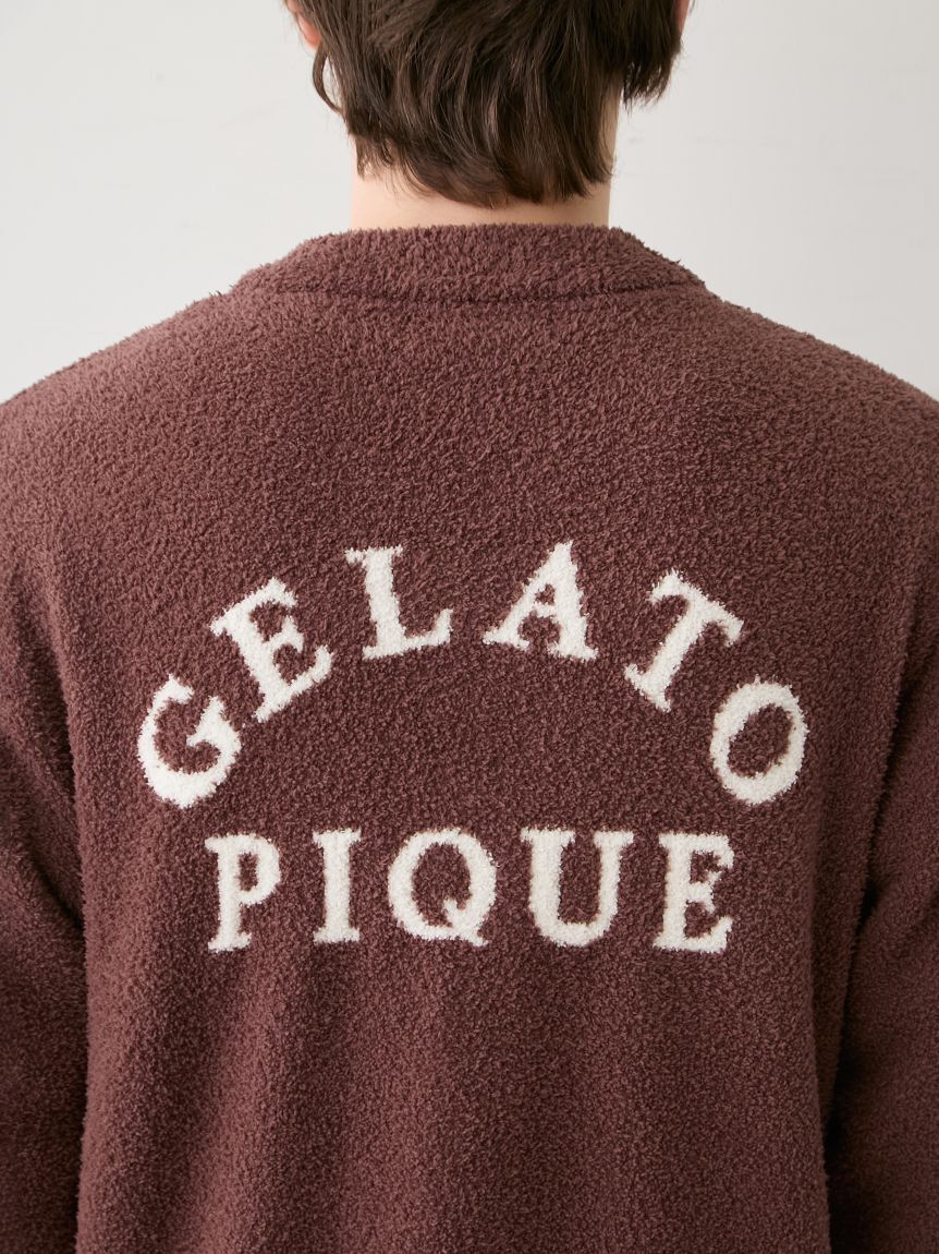 GELATO PIQUE HOMME「【HOMME】ベビモコアニマルブレッドカーディガン&スカーフセット」|ルームウェア|