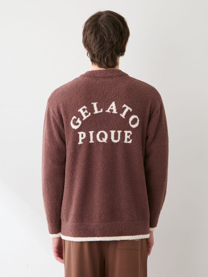 GELATO PIQUE HOMME「【HOMME】ベビモコアニマルブレッドカーディガン&スカーフセット」|ルームウェア|