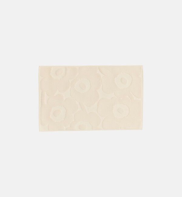 Marimekko「Unikko バスマット 50&times;80cm」|タオル|オフホワイト