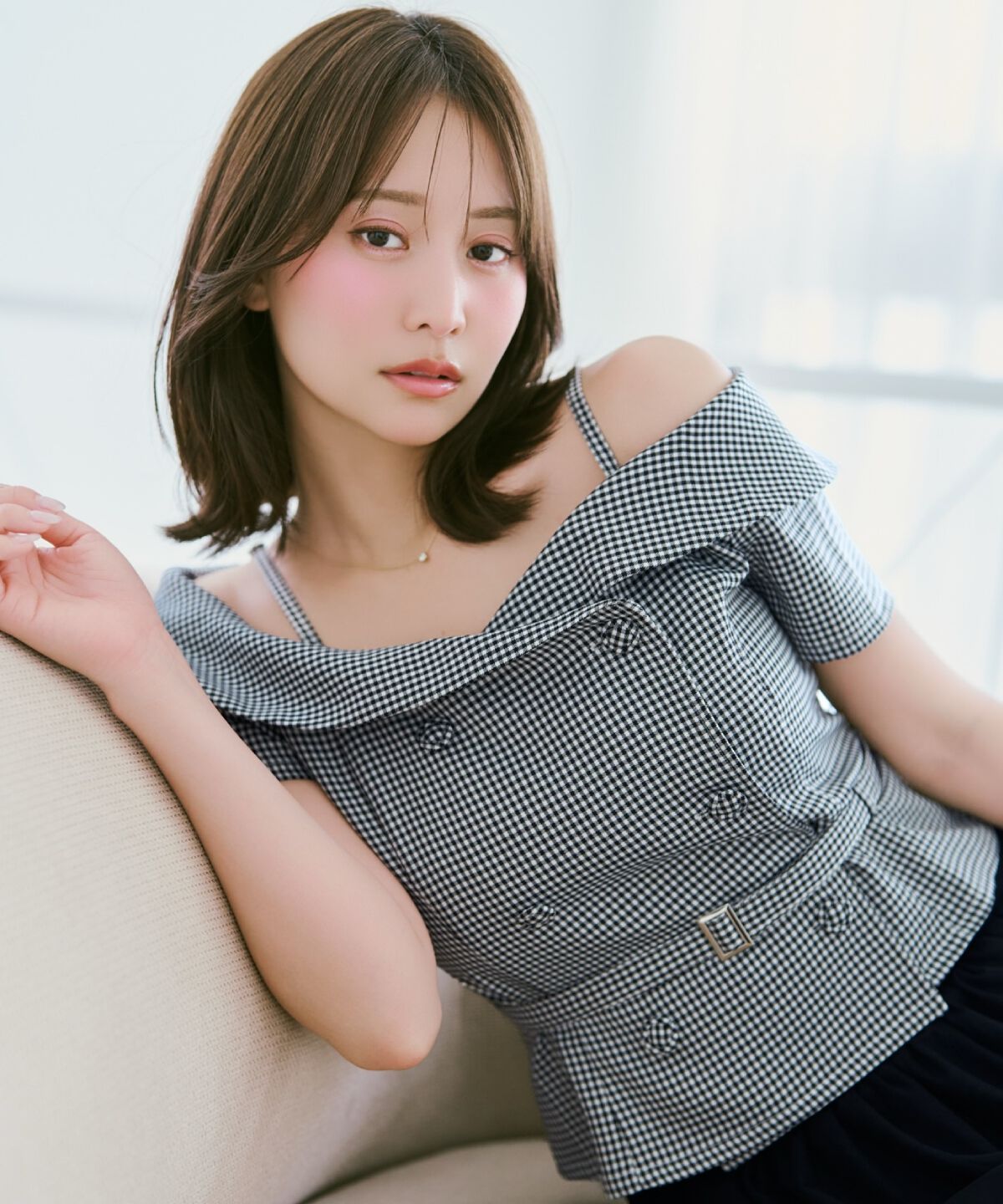 WILLSELECTION「ベルト付きオフショルブラウス」|シャツ・ブラウス|