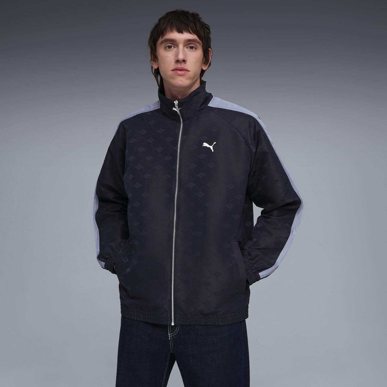 PUMA「【PUMA ｳｪｱ】M T7 JACQUARDED WV TRACK JKT」|ポロシャツ|