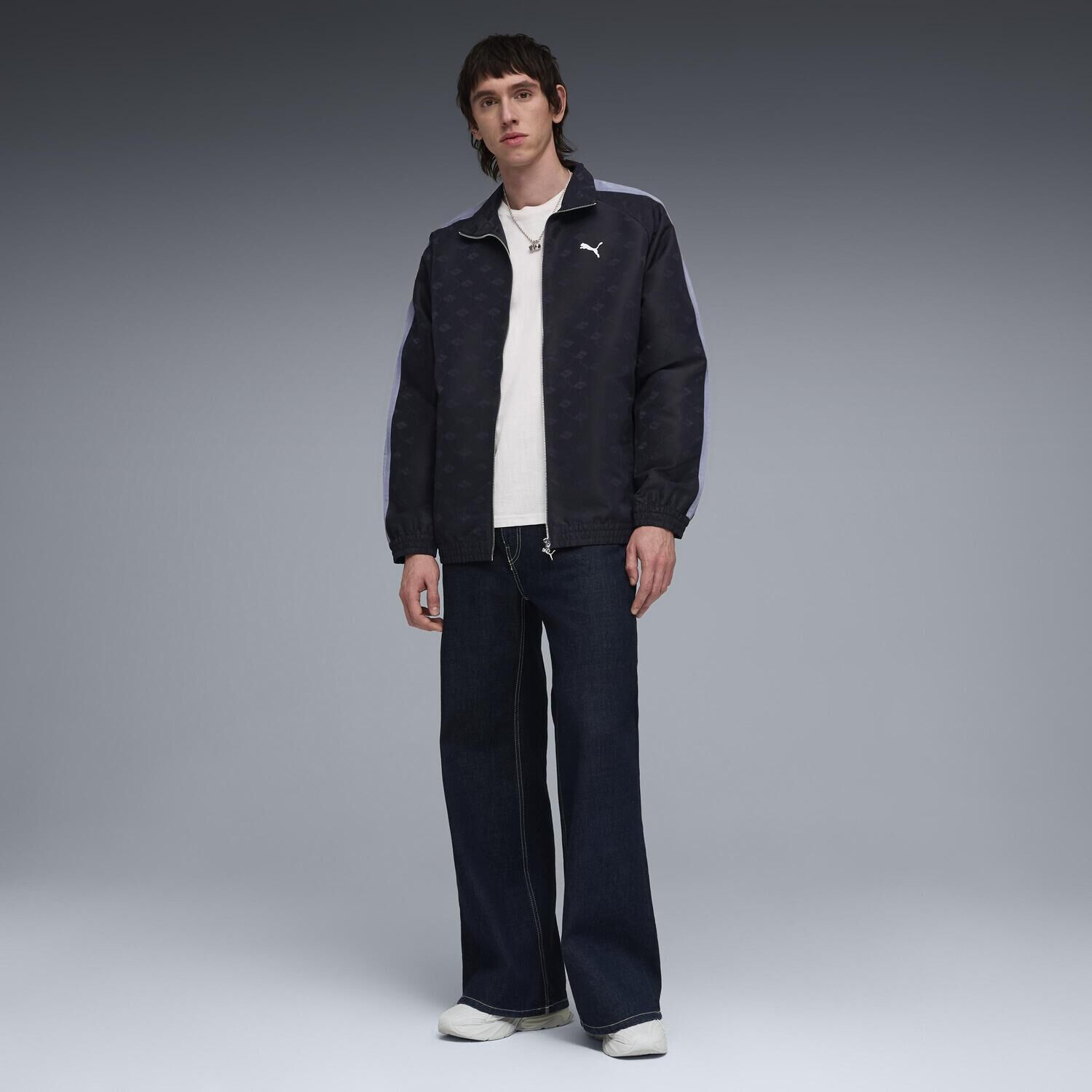 PUMA「【PUMA ｳｪｱ】M T7 JACQUARDED WV TRACK JKT」|ポロシャツ|