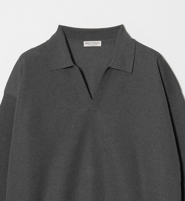 BEAUTY&YOUTH UNITED ARROWS「メランジ ミラノ スキッパー ニット ウォッシャブル」|ニット・セーター|