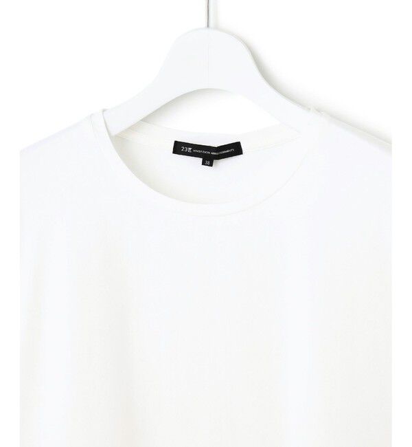 23区「【VERY掲載/洗える】ナチュラルコットンベア シャツレイヤード カットソー」|Tシャツ・カットソー|