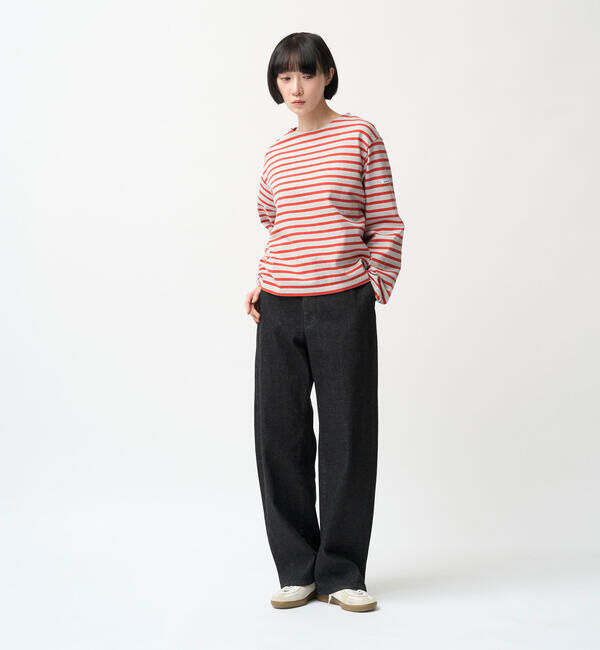 ORCIVAL「ORCIVAL | デニム ワイドカーブパンツ BLACK WOMEN」|デニム|