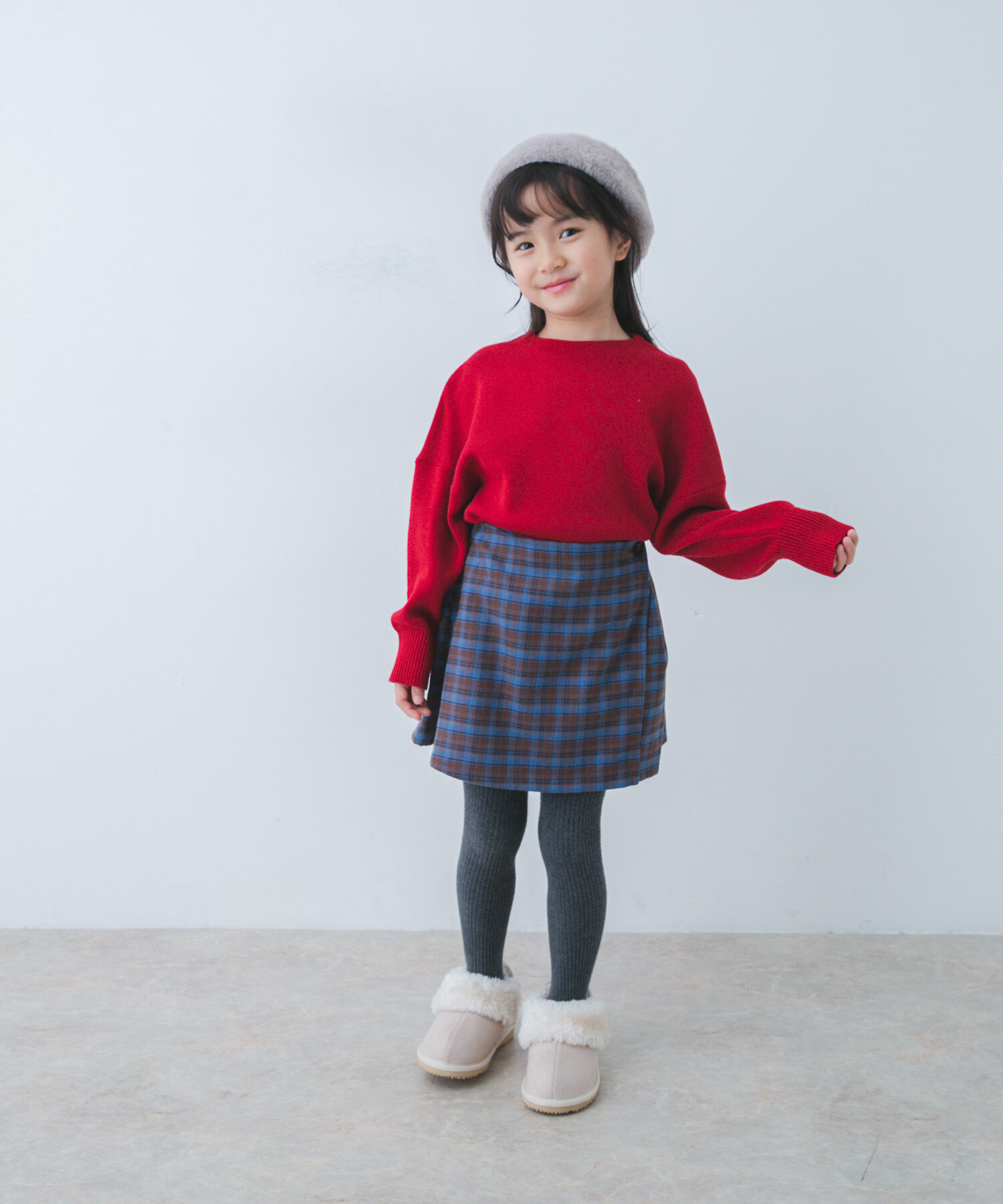 URBAN RESEARCH DOORS「『WEB/一部店舗限定サイズ』チェックラップキュロット(KIDS)」|その他|