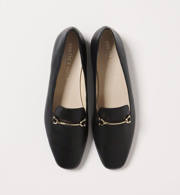 ODETTE E ODILE「【WEB限定】オペラビットローファー フラット15&uarr;」|ローファー|BLACK