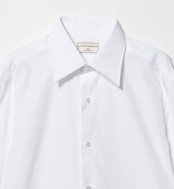 UNITED ARROWS「THOMAS MASON ブロード レギュラーカラー ダブルカフス シャツ」|シャツ・ブラウス|