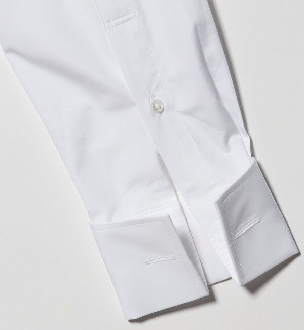UNITED ARROWS「THOMAS MASON ブロード レギュラーカラー ダブルカフス シャツ」|シャツ・ブラウス|