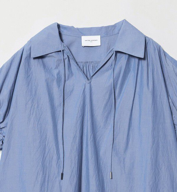 UNITED ARROWS「テントライン スキッパー ブラウス ‐ウォッシャブル‐」|シャツ・ブラウス|