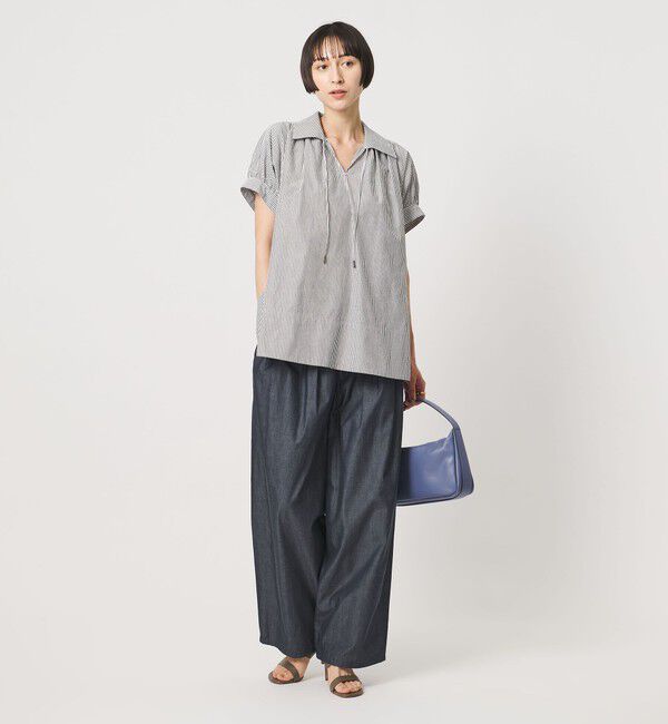 UNITED ARROWS「テントライン スキッパー ブラウス ‐ウォッシャブル‐」|シャツ・ブラウス|
