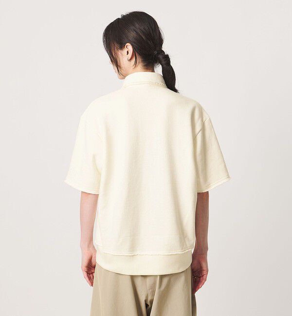 UNITED ARROWS「【別注】＜CINOH＞パールモチーフ スウェット ポロシャツ」|スウェット・ジャージ|