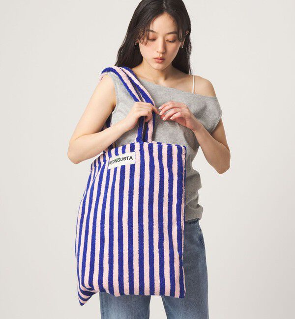 UNITED ARROWS green label relaxing「＜BONGUSTA＞トートバッグ（ストライプ）」|トートバッグ|