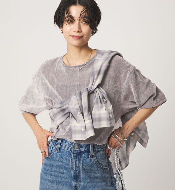 UNITED ARROWS green label relaxing「シアーフロッキー ショートスリーブ Tシャツ」|Tシャツ・カットソー|