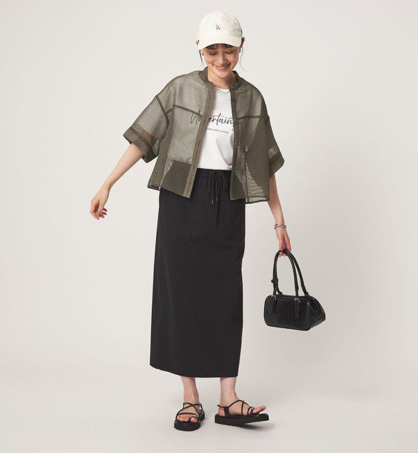 UNITED ARROWS green label relaxing「シアー コードレーン ショートスリーブ シャツ」|シャツ・ブラウス|