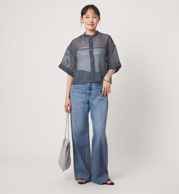UNITED ARROWS green label relaxing「シアー コードレーン ショートスリーブ シャツ」|シャツ・ブラウス|