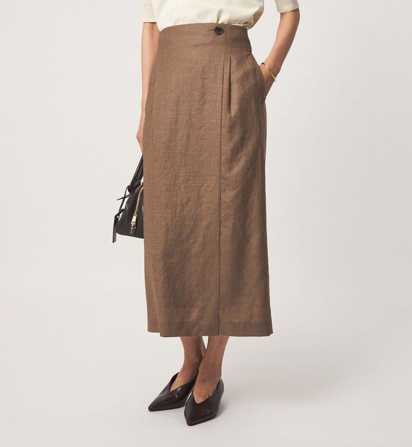 UNITED ARROWS green label relaxing「［size SHORTあり］トリアセ スリット タイト スカート UVカット 通気性」|タイト|MOCA