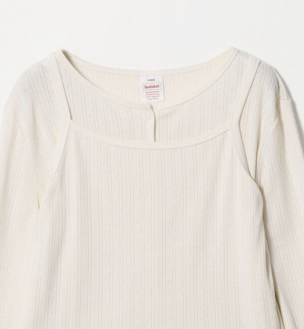 UNITED ARROWS green label relaxing「【別注】＜Healthknit＞レイヤード プルオーバーカットソー」|Tシャツ・カットソー|