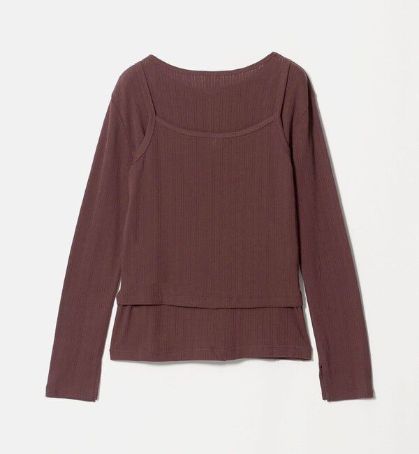 UNITED ARROWS green label relaxing「【別注】＜Healthknit＞レイヤード プルオーバーカットソー」|Tシャツ・カットソー|