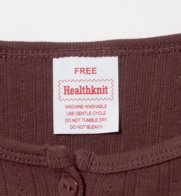 UNITED ARROWS green label relaxing「【別注】＜Healthknit＞レイヤード プルオーバーカットソー」|Tシャツ・カットソー|