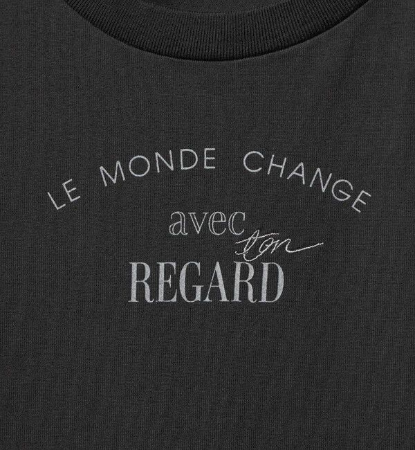 BEAUTY&YOUTH UNITED ARROWS「コットン ロゴプリント フレンチスリーブ Tシャツ」|Tシャツ・カットソー|