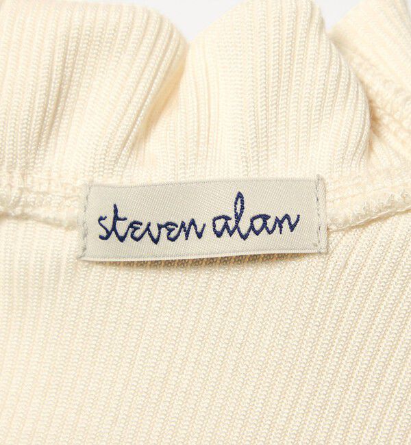 STEVEN ALAN「＜Steven Alan＞フリル ノースリーブ Tシャツ」|Tシャツ・カットソー|