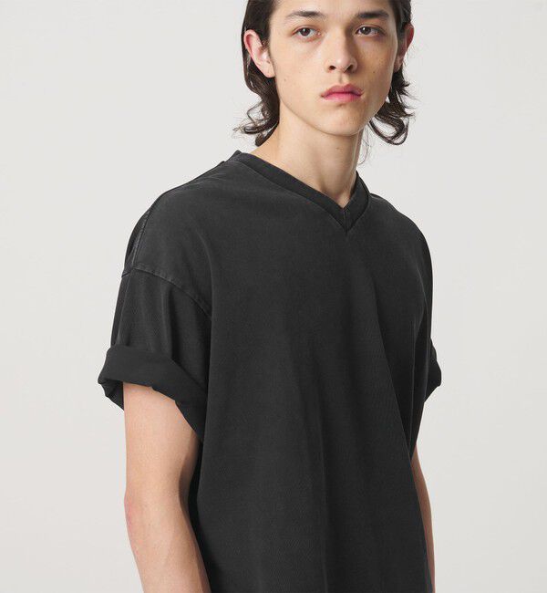 MONKEY TIME「ウォッシュド Vネック Tシャツ」|Tシャツ・カットソー|