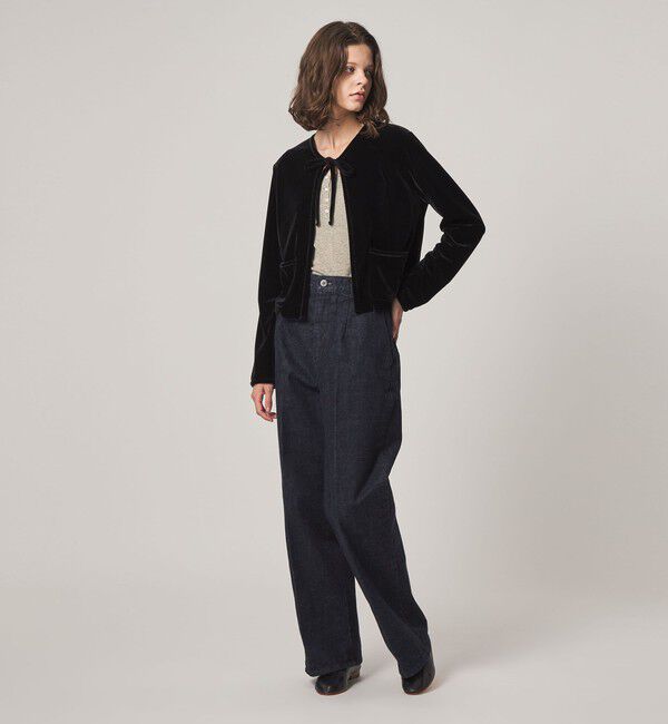 STEVEN ALAN「＜Steven Alan＞ベロア ボレロ カーディガン」|カーディガン|